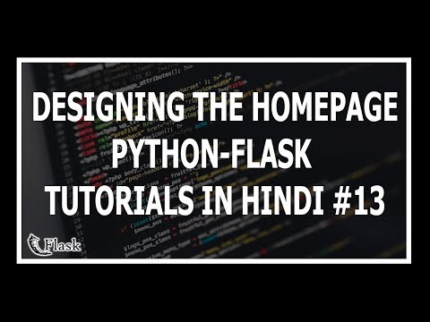 Hindi Designing The Blog s Homepage Web Development Using Flask and Python 13