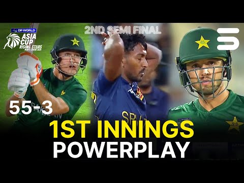 1st Innings Powerplay | Pakistan Shaheens vs Sri Lanka-A | SEMI FINAL 02 | Asia Cup | ZH1K