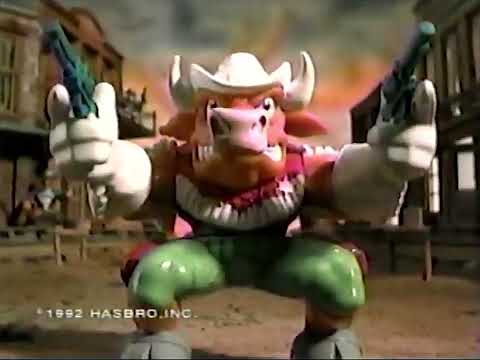 Wild West C.O.W.-Boys of Moo Mesa Action Figures Toys Ad (1993)