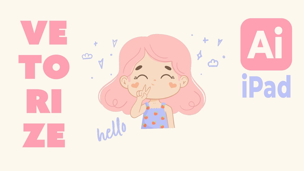 🍿 Como Vetorizar o seu Desenho no Adobe Illustrator para iPad // Tutorial 🎯