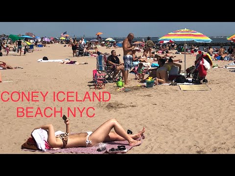 BEACH | New York beach,fishing.beautiful view of coney Island beach.#beach