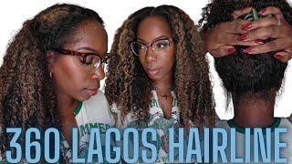 My Edges are THIN, Let's do a LAGOS Hairline | Burmese Curly WIG - Detailed Install OMGHERHAIR