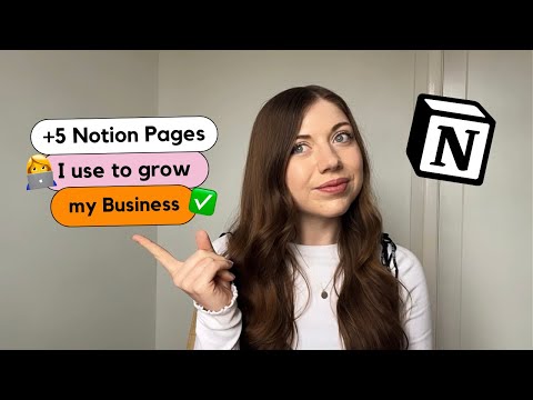 How I use Notion to run my business in 2025 | Notion Tour