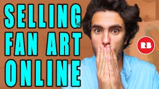 HOW TO SELL FAN ART the legal way + Copyright Law for Artists & Redbubble Fan Art Program