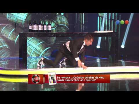 Mi hombre puede: Juego 3 Descorchar:(muestra Nazareno) - Susana Giménez