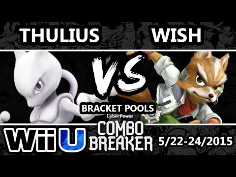 Combo Breaker - Thulius (Mewtwo, Greninja) Vs WiSH (Fox) SSB4 Pools WF - Smash Wii U - Smash 4
