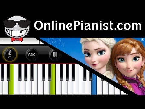 Frozen Let It Go Idina Menzel Version Piano Tutorial Sheets Easy Version
