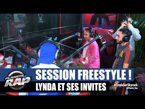 Lynda - Session freestyle avec La Quica & Emkal ! #PlanèteRap