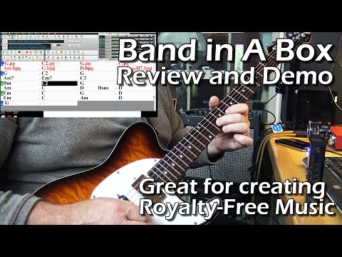 Band in a Box Review - Roots Rock Demo - Tony Lee Glenn