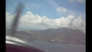 preview picture of video 'Approach and Landing in Montserrat'