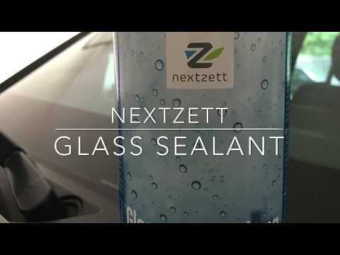 nextzett Glass Sealant Coating Repels Rain and Snow