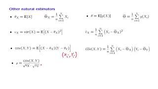L20.8 Other Natural Estimators