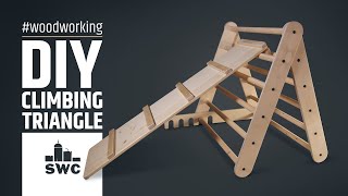 How to make a DIY Pikler climbing triangle