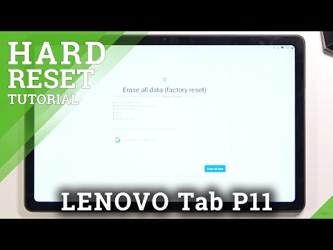 How to Factory Reset LENOVO Tab P11 – Erase Storage using Settings Menu
