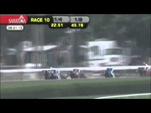 Watch Sweet Reason (Street Sense) win the G1 Spinaway Stakes at Saratoga, USA, 2013