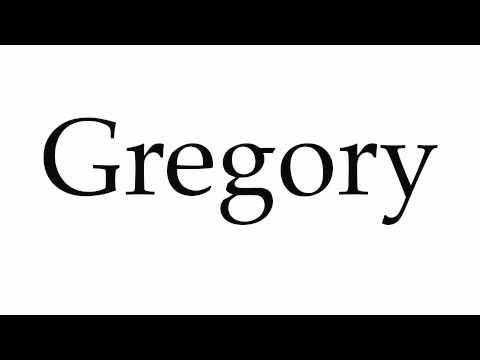 How to Pronounce Gregory