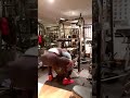 Putting in some light strongman training at home.(2)
