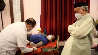 31.10.2021: Governor inaugurates Blood Donation Camp on Sardar Patel Birth Anniversary;?>