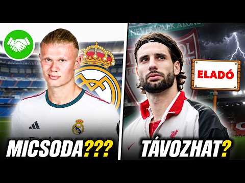A Liverpool ELADHATJA Szoboszlait! Haaland a REAL MADRIDHOZ igazolhat! A ManCity perre mehet!