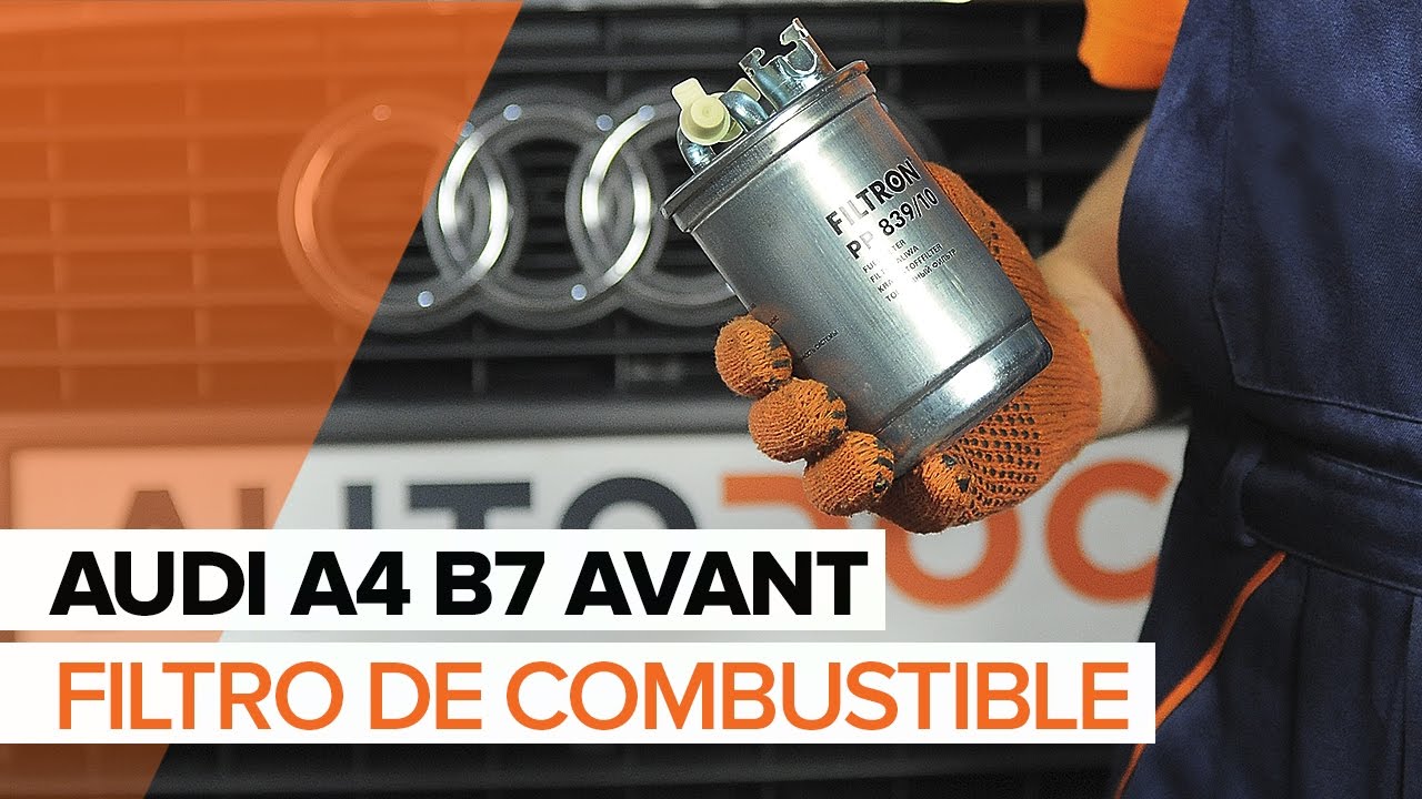 Cómo cambiar: filtro de combustible - Audi A4 B7 Avant | Guía de sustitución