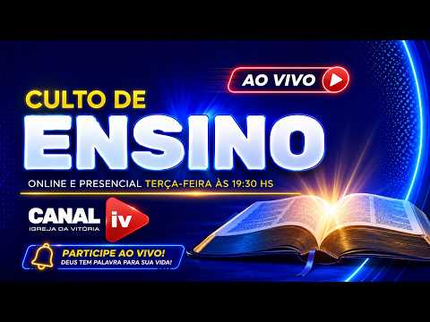 IGREJA DA VITÓRIA DE JARAGUÁ - CULTO DE ENSINO - 18/08/2026