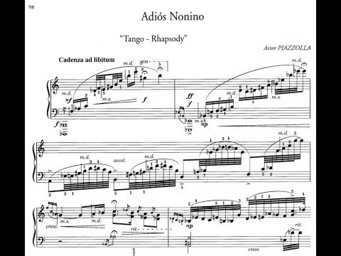 Adios Nonino - Astor Piazzolla [Score]