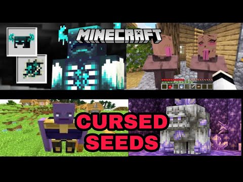 THE MINECRAFTER - MINECRAFT 1.17 CURSED SEEDS THAT WILL BLOW YOUR MIND IN HINDI 2021 BEDROCK/POCKET EDITION