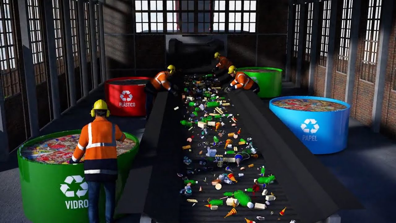 Animação sobre Reciclagem   3D