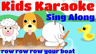 Row row row your Boat | Sing Along, Karaoke | POPULAR NURSERY RHYME