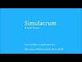 Simulacrum, a piano solo in three movements by Ralph Towner