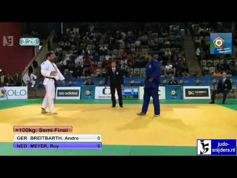 Andre Breitbarth (GER) - Roy Meyer (NED) [+100kg] semi-final