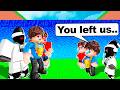 All Youtubers Meet Their KID Versions In Escape Tsunami.. DEFAULT Thumbnail