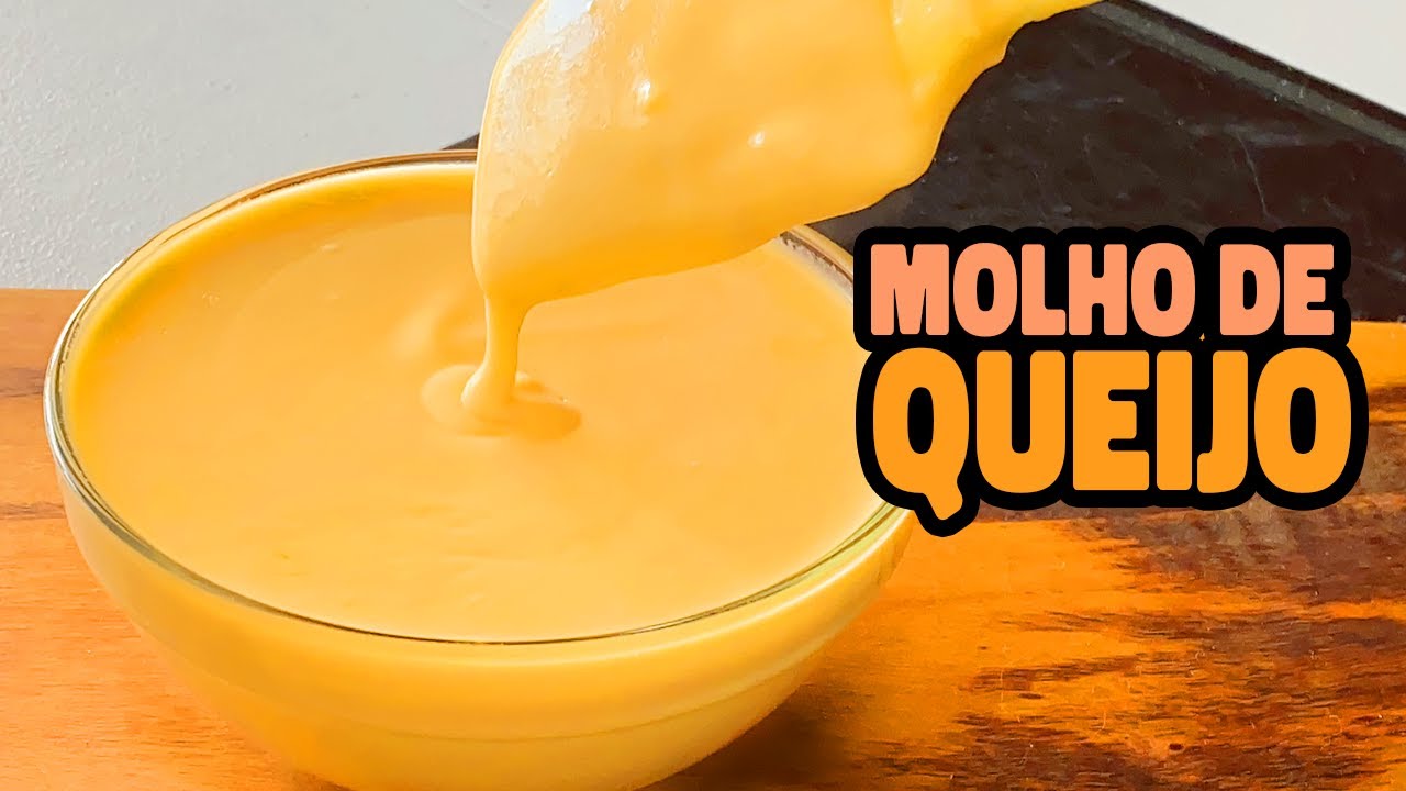 Como fazer molho de queijo - creme de queijo para hambúrguer artesanal