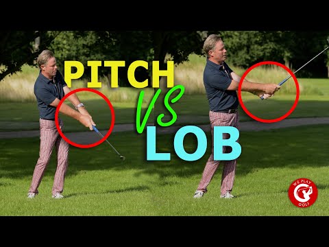 The difference between a PITCH shot and LOB shot explained - An easy golf tutorial