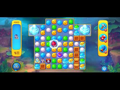 Fishdom level 10802 no boosters フィッシュダム ノーマル