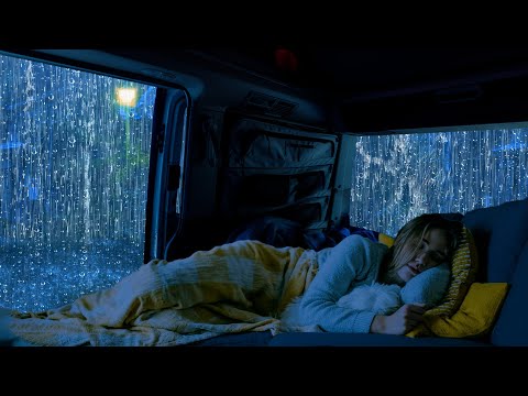99% Dormir instantanément avec bruit de la pluie et du tonnerre pour bien dormir et se détendre