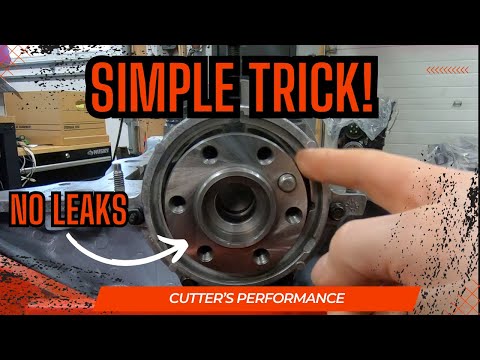 Tech Tip! 1PC Rear main seal housing install/centering