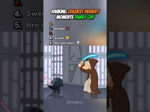 Ranking Craziest Herbert Moments in Family Guy 🤣