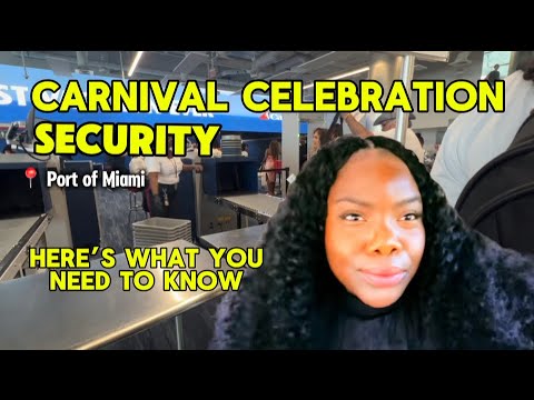Thumbnail for Carnival Celebration Boarding Day 🎒 | Cruise Security Walkthrough: Here’s What You Need To Know 📝