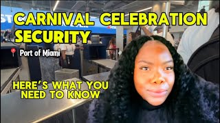 Carnival Celebration Boarding Day 🎒 | Cruise Security Walkthrough: Here’s What You Need To Know 📝