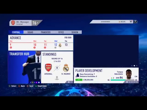 FIFA19 ultimate Arsenal career mode ep 16 is champions league dream over?