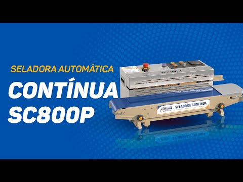 Seladora Automática Contínua SC-800P 220V R.BAIAO-25080 - Video