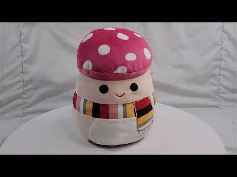 Squishmallow Mushroom With Scarf