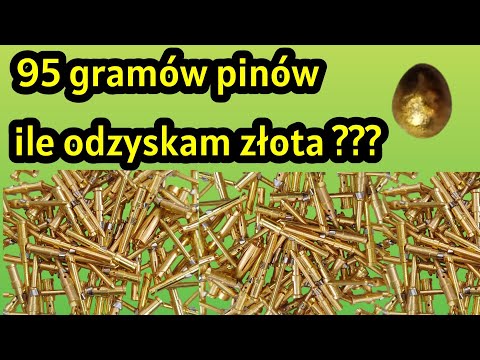 Odzysk złota z pinów, eksperyment #gold #goldrecovery #złoto 