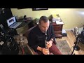 Dennis Strawley plays Buddy DeFranco's solo from Scrapple from the Apple