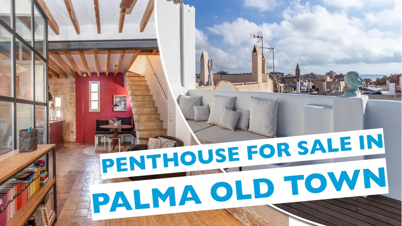 Fantastic penthouse with three large terraces in the heart of Palma