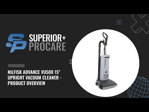 Dammsugare Nilfisk VU500 15Inch - Youtube manufacturer video 2