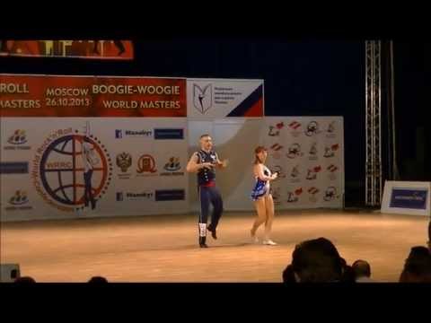 Meike GÜLICHER und Hannes ULLRICH World Masters Moskau Rock´n´Roll 26.10.2013 Fußtechnik Vorrunde