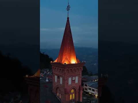 360°  Iglesia de Nuestra Señora de las Mercedes-Montebello, Antioquia-Dji mini 4 pro Colombia
