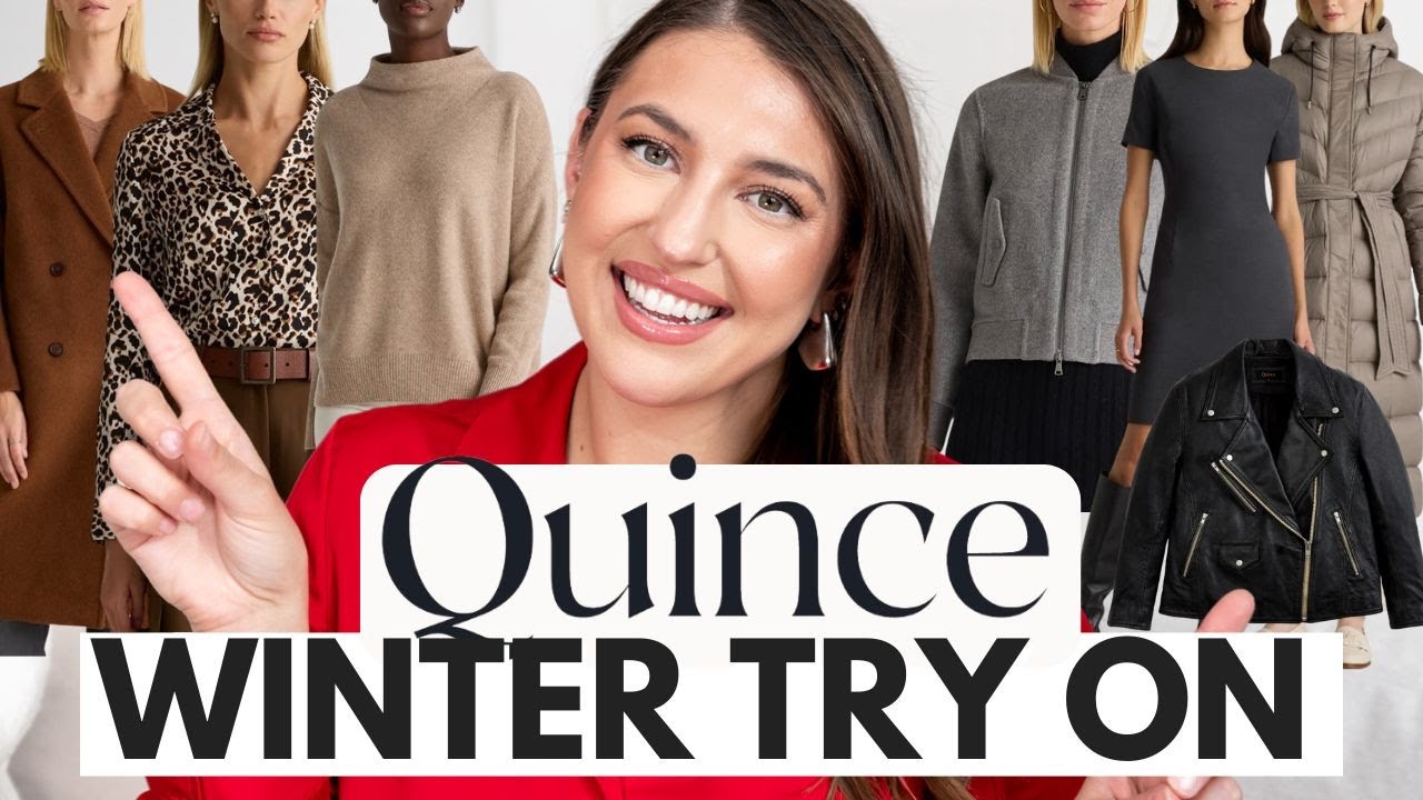 *HUGE* Quince Winter Fashion Haul 🍁 Cashmere, Coats & Cozy Finds